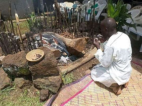 chief lyomboka's shrine - temple