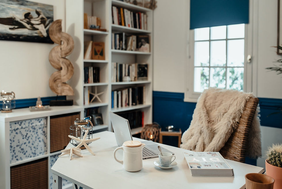 renovation decoration interieur bureau ambiance mer - decoratrice toulouse montauban jeann