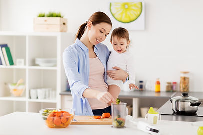 Woman taking care of child's meal.jpg