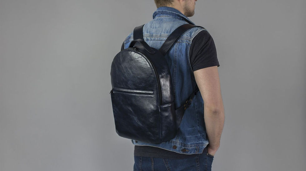 Прев'ю: Кожаный рюкзак "Solo"