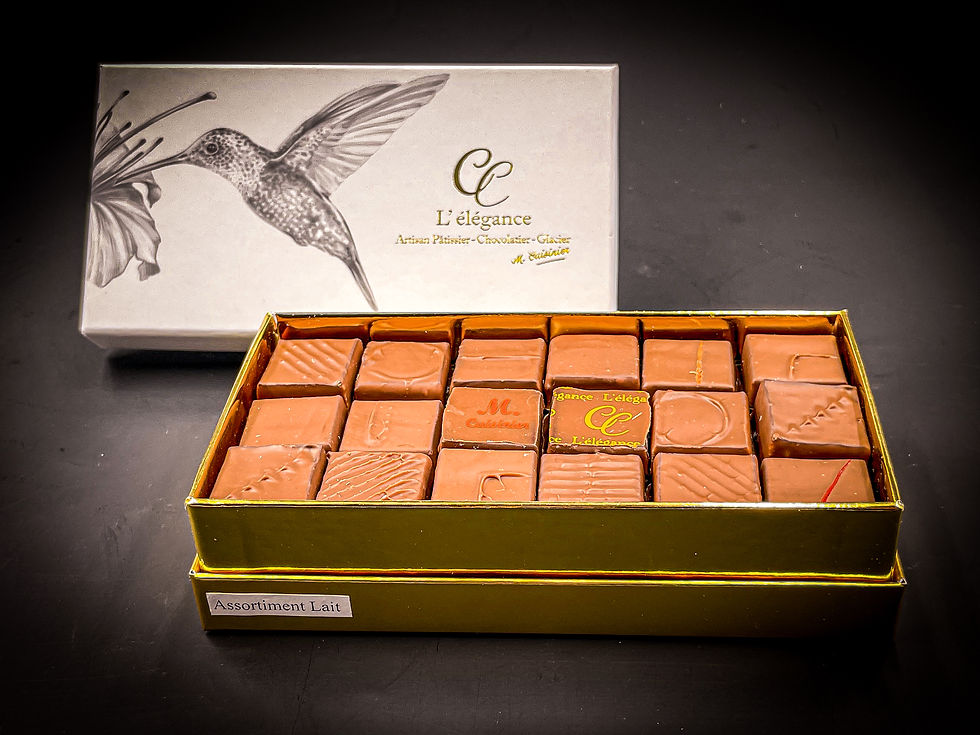 Miniature : Coffret chocolat lait L'élégance