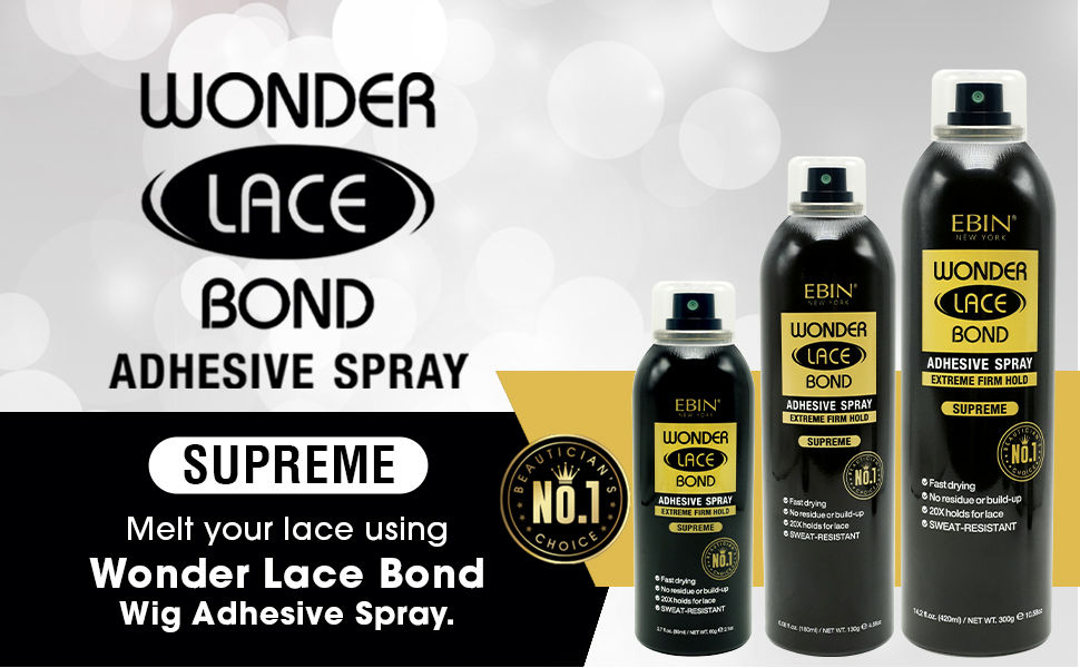 WONDER LACE BOND ADHESIVE SPRAY EXTREME EBIN SI.ELLA HAIR