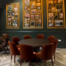 Bar seating area
