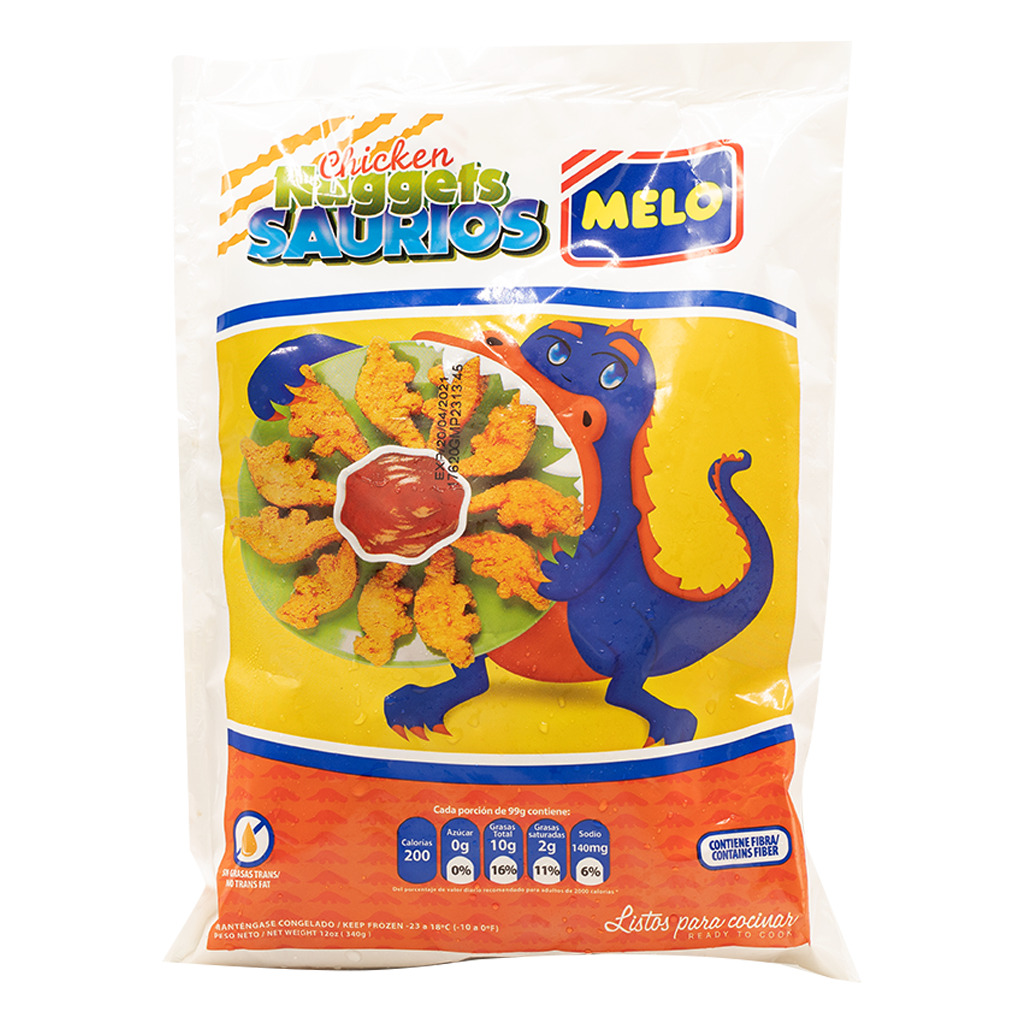 CHICKEN NUGGET SAURIOS 340G