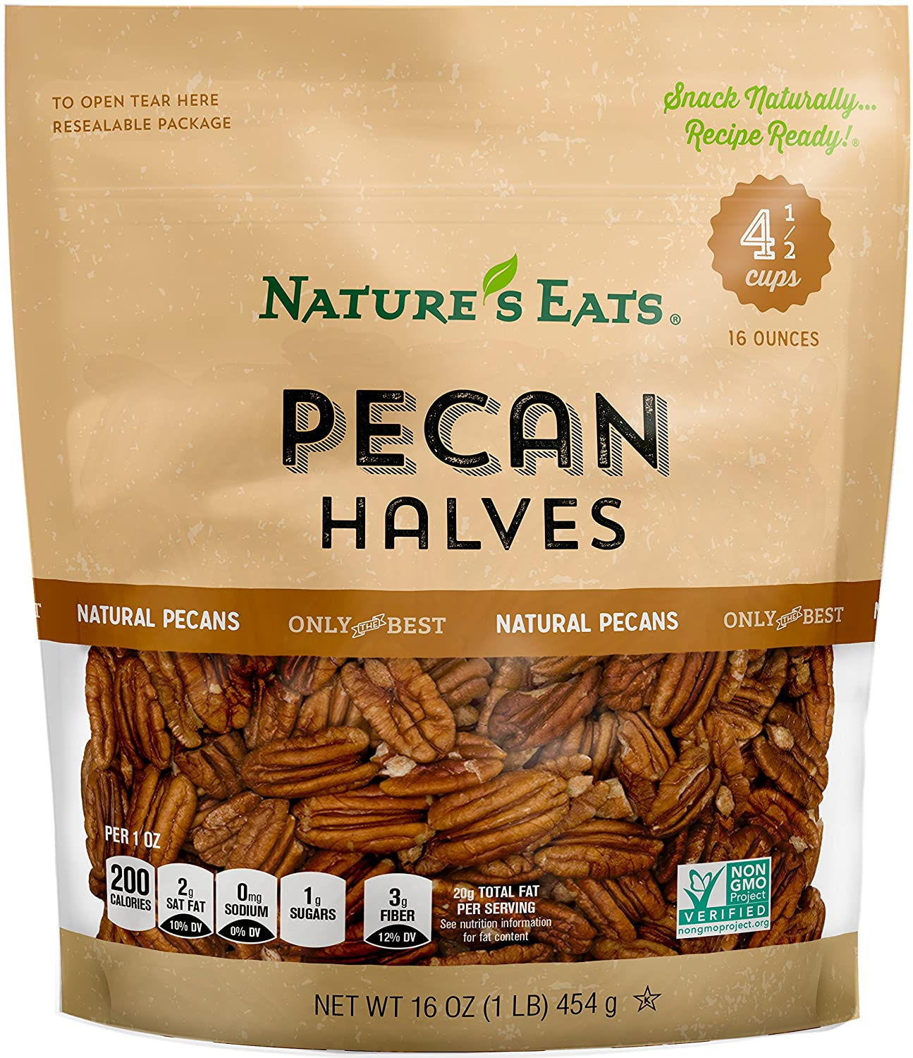 Nature's Eats Pecan Halves