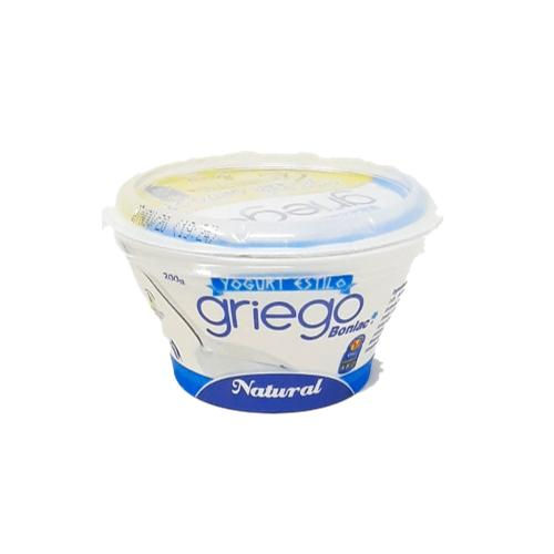 BONLAC YOGURT GRIEGO NATURAL 200G