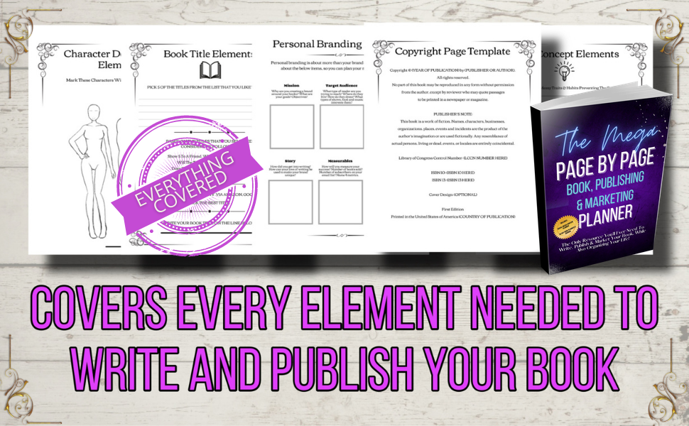 Thumbnail: The Mega Page By Page Book, Publishing & Marketing Planner