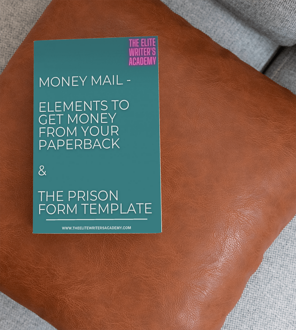 Thumbnail: MONEY MAIL - ELEMENTS TO GET MONEY FROM YOUR PAPERBACK BOOK AND THE PRISON FORM