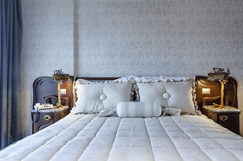 Luksusowe wnętrza sypialni