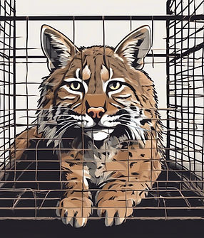 bobcat in cage trap scared stuck.jpg