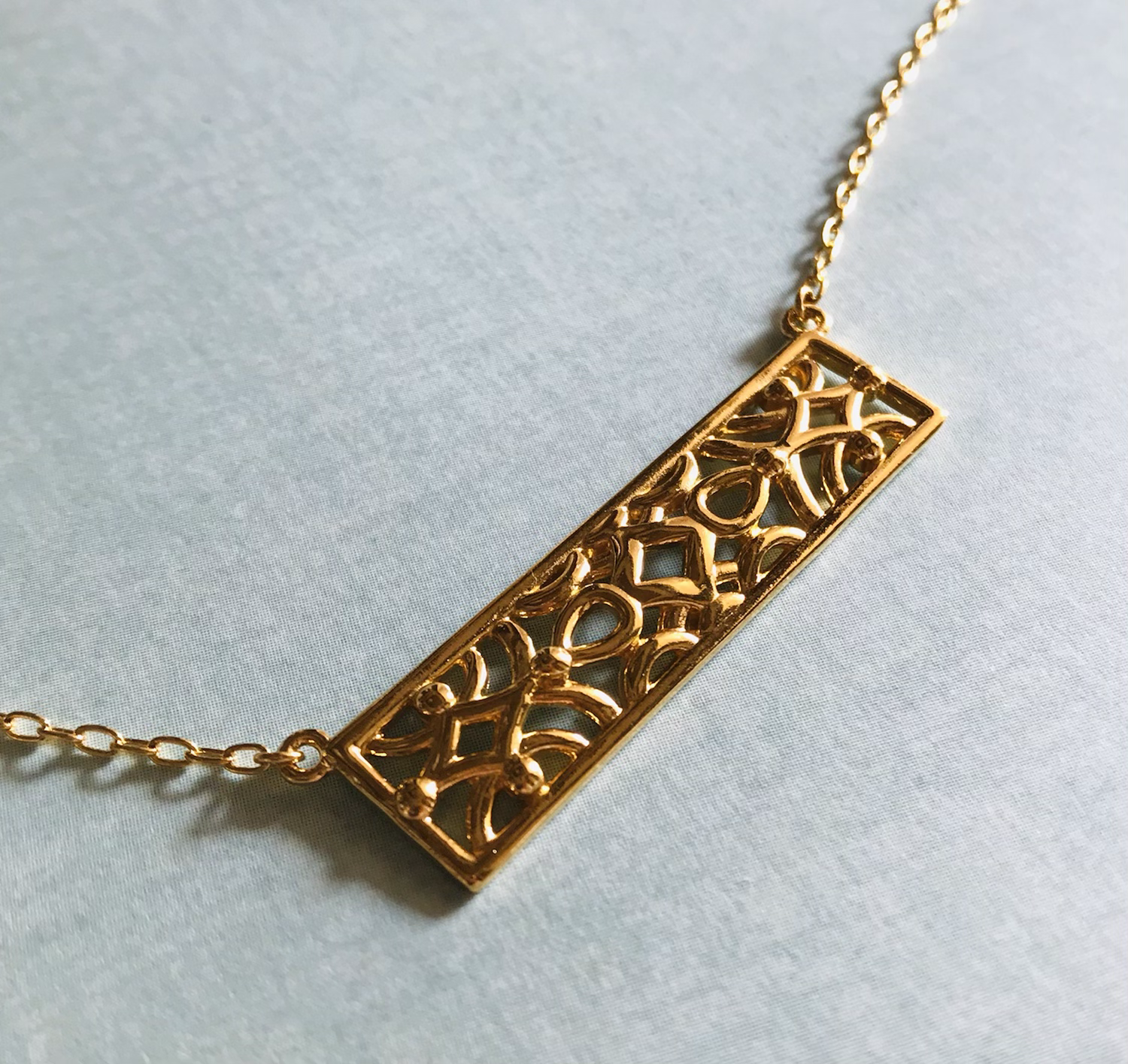 Gold Edith Necklace