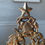 Thumbnail: VINTAGE SOLID BRASS ORNATE CHRISTMAS TREE