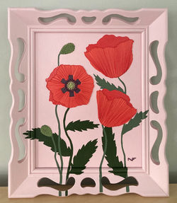 Brilliant Oriental Poppies