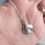 Thumbnail: Silver Clam Shell Necklace 