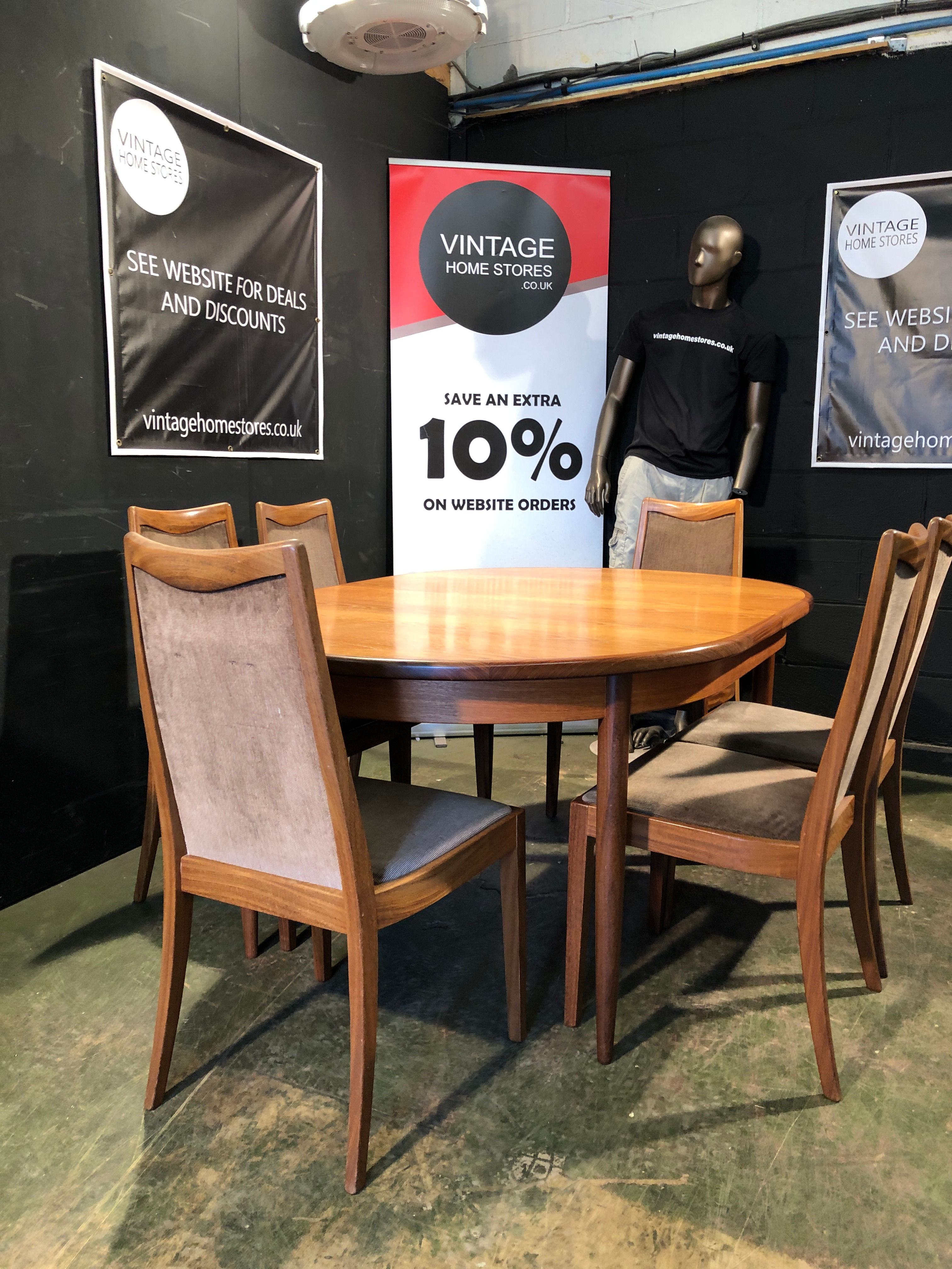 Vintage Retro Table and Chairs in Teak