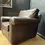 Thumbnail: Durresta Chair in Brown Niven Leather A