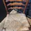 Thumbnail: Vintage set of 6 Titchmarsh and Goodwin Rush Seat Oak Dining Chairs