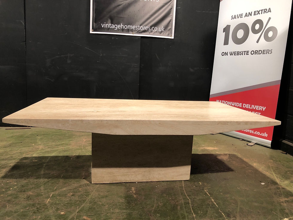 Barker and Stonehouse Actona Travertine Coffee Table vintagehomestores