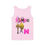 Thumbnail: Women’s Tank S-T-R-O-N-G + F-A-N (front) / M-I-L-K- S-H-A-K-E + C-L-U-B (back)