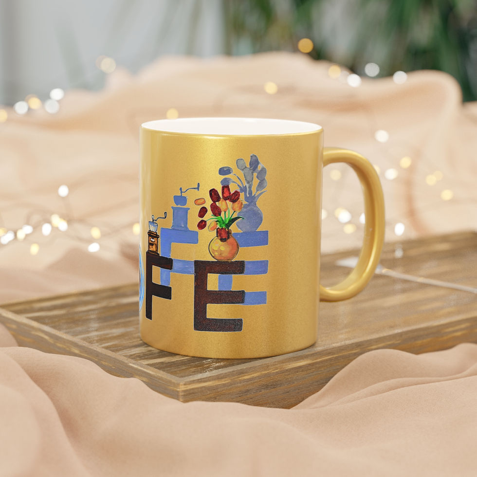 Thumbnail: COFFEE Lover's Metallic Mug - Perfect Gift for Coffee Enthusiasts