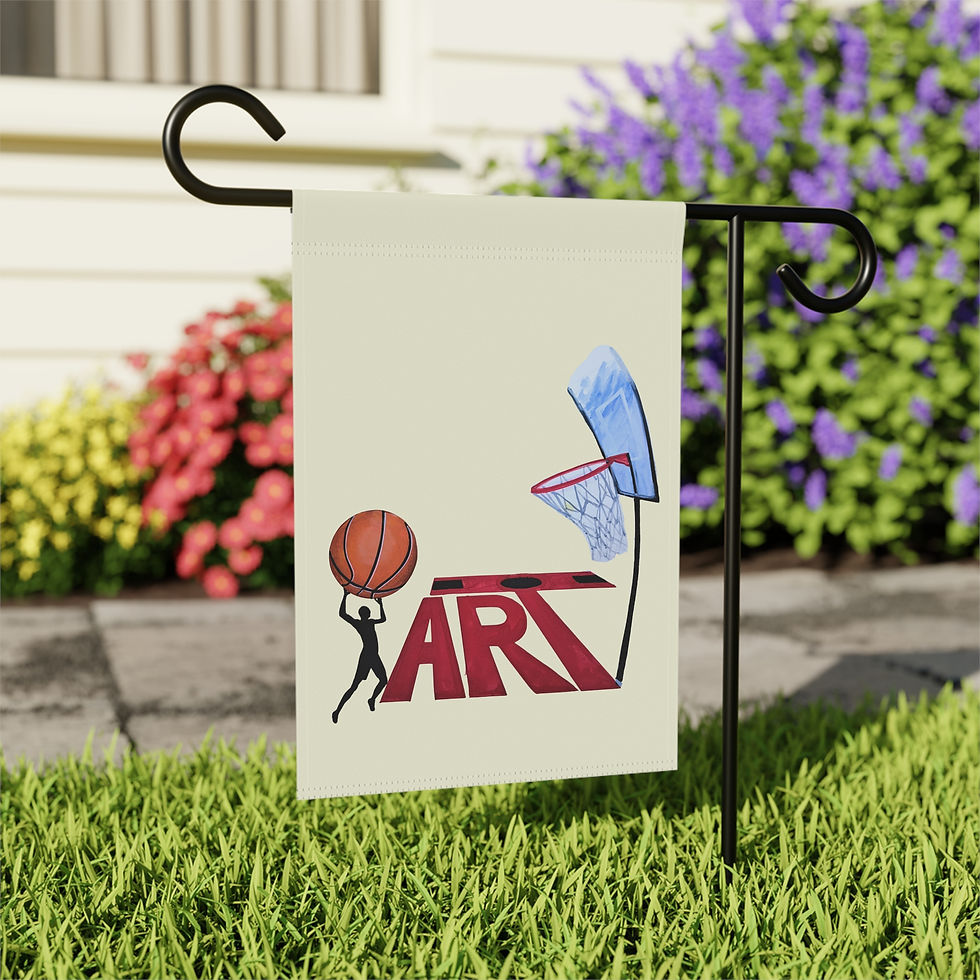 Thumbnail: Basketball PARTY Art Garden Banner