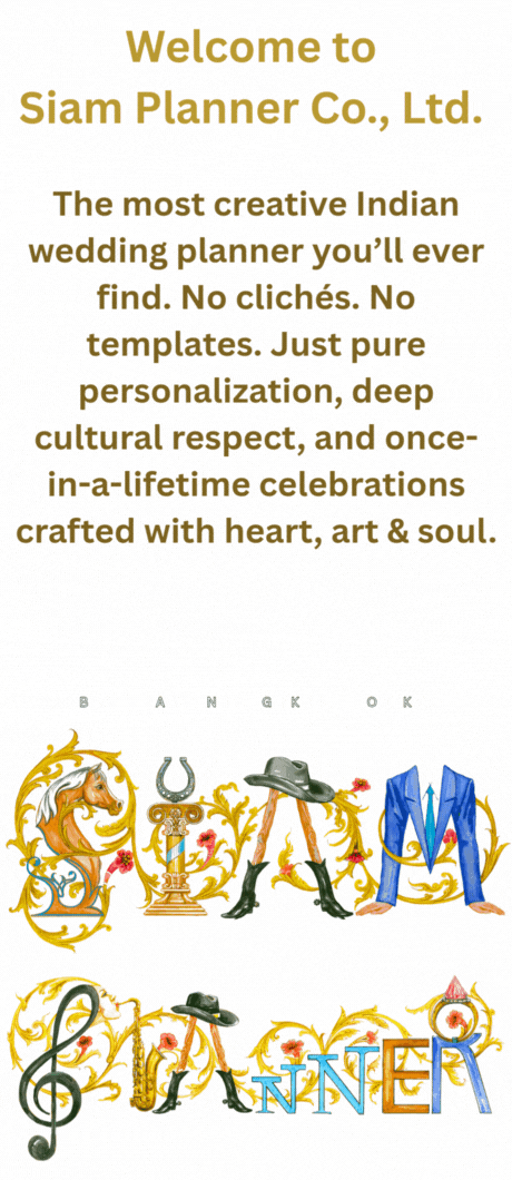 Most creative Indian wedding planner in Thailand. Siam Planner Co., Ltd..gif