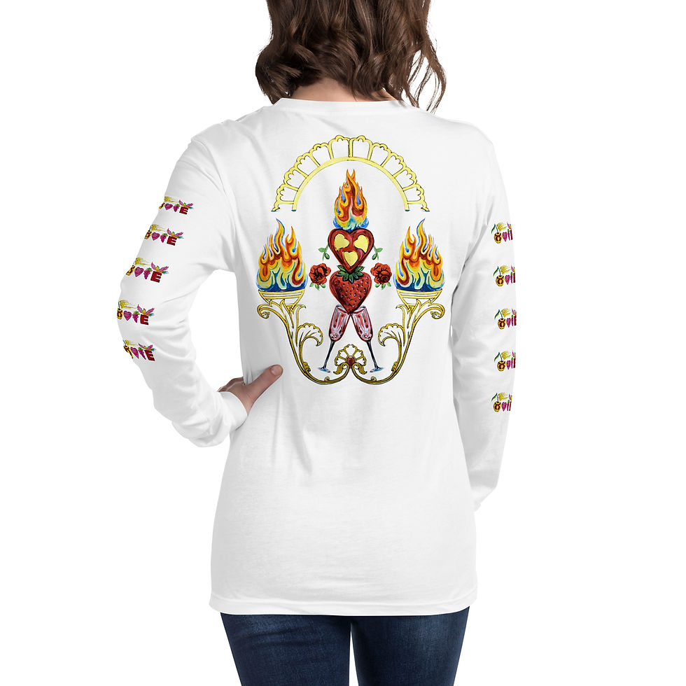 Thumbnail: Corocodile - I LOVE YOU -Unisex Long Sleeve Tee