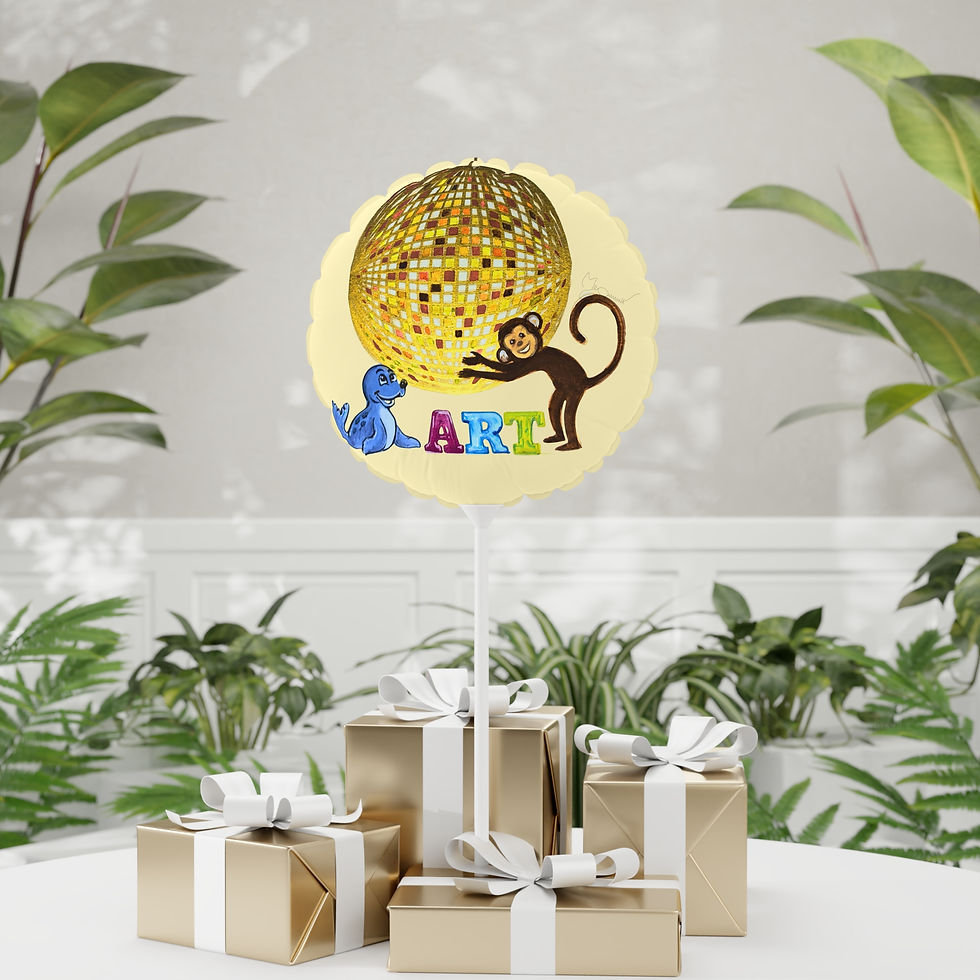 Thumbnail: Monkey PARTY art Balloon