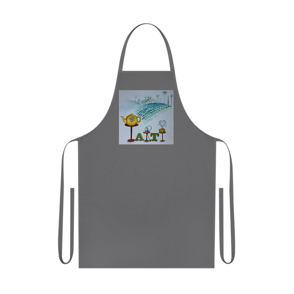 Thumbnail: Whimsical Cotton Apron with Custom Artwork, Fun