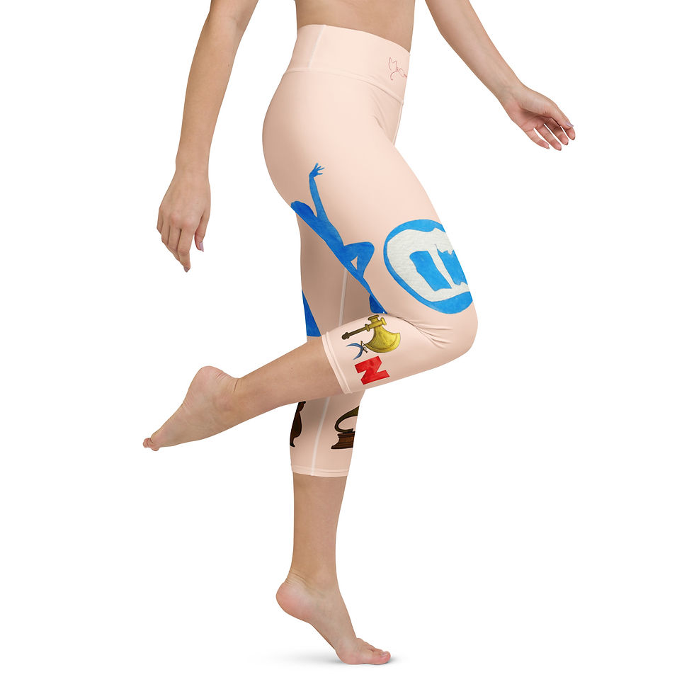 Thumbnail: YOGA FAN CLUB VIP -Capri Leggings