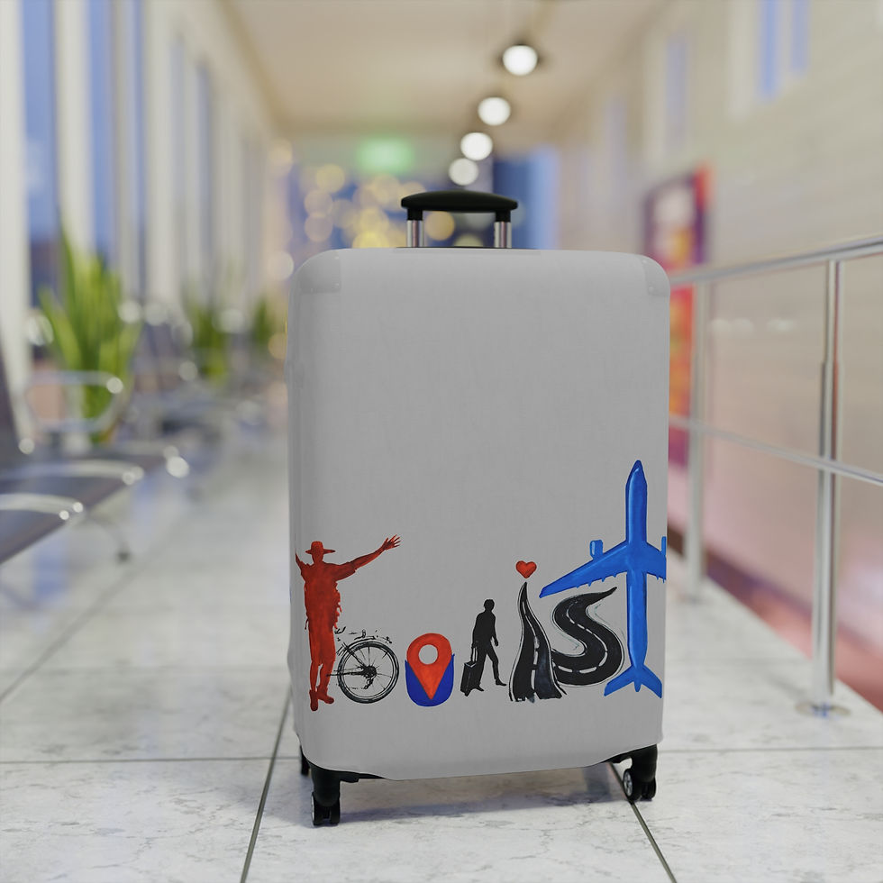 Thumbnail: T-O-U-R-I-S-T Wander with Style | Adventure Luggage Cover for Travel Lovers
