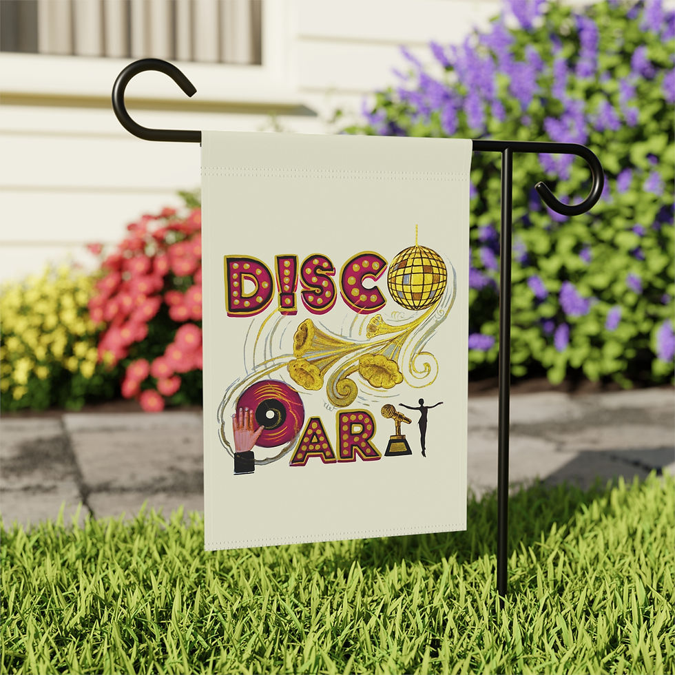 Thumbnail: DISCO PARTY Garden Banner Flag