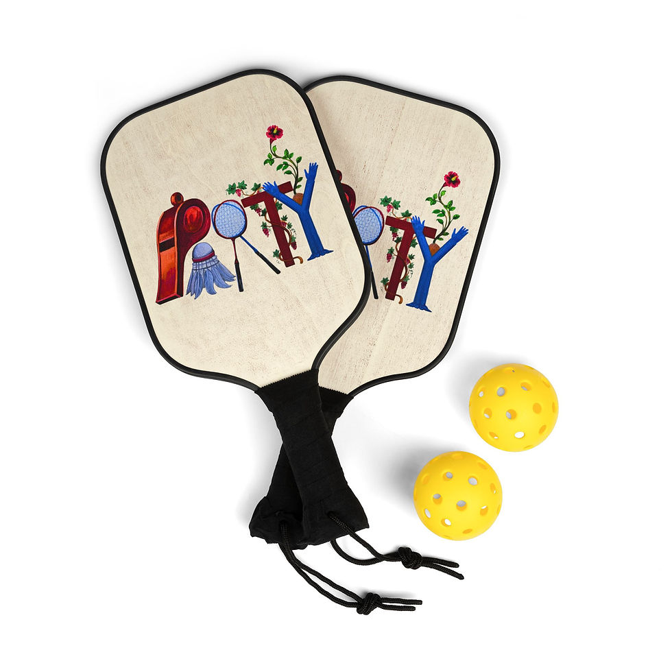 Thumbnail: PARTY Art Pickleball Paddle Set