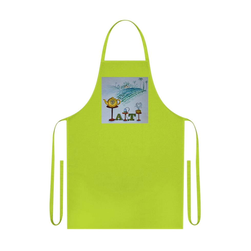 Thumbnail: Whimsical Cotton Apron with Custom Artwork, Fun
