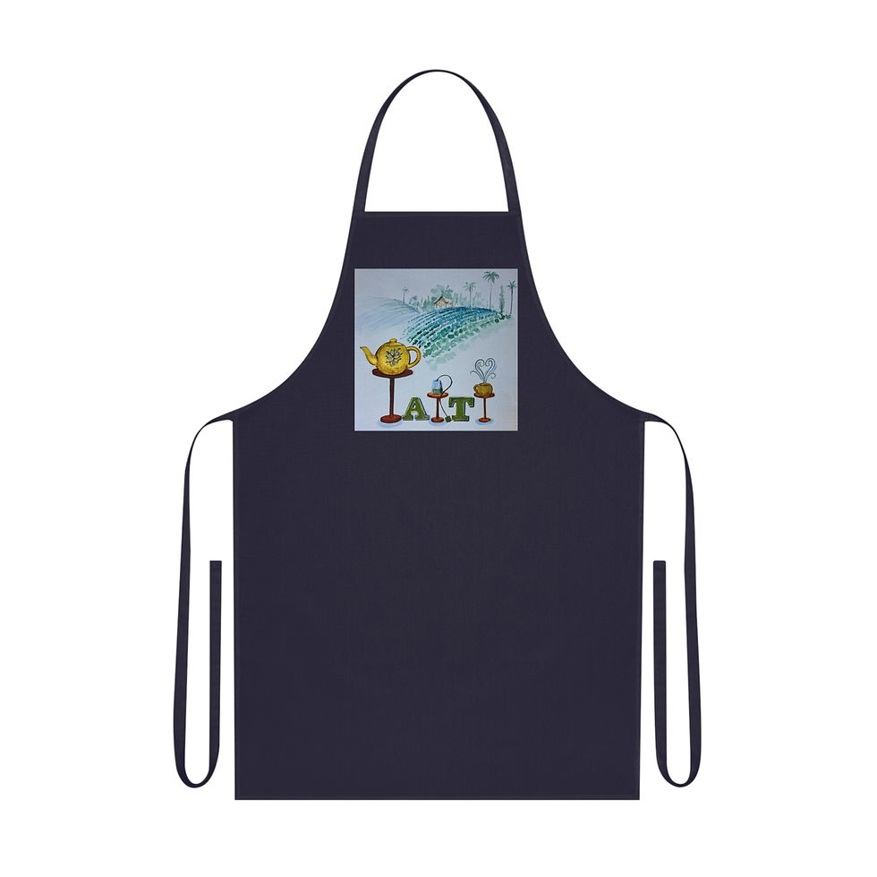 Thumbnail: Whimsical Cotton Apron with Custom Artwork, Fun