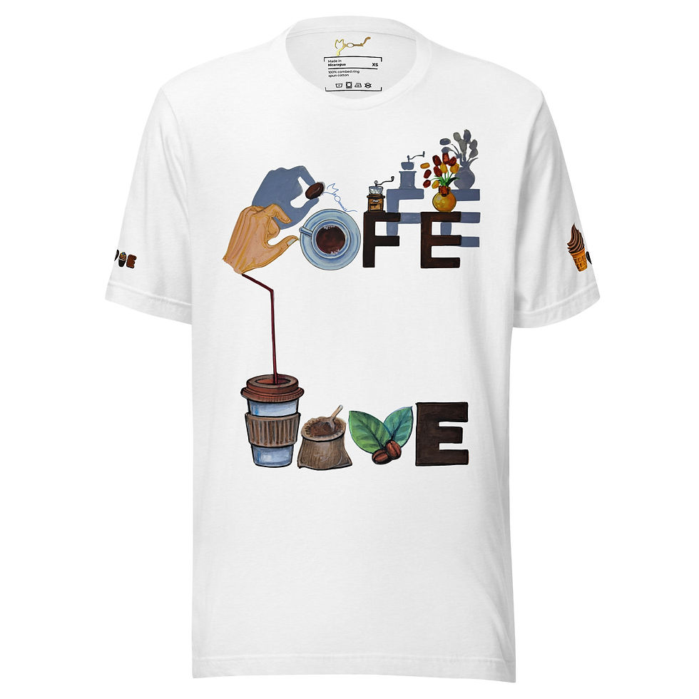 Thumbnail: COFFEE LOVE LOVE LOVE - Unisex t-shirt
