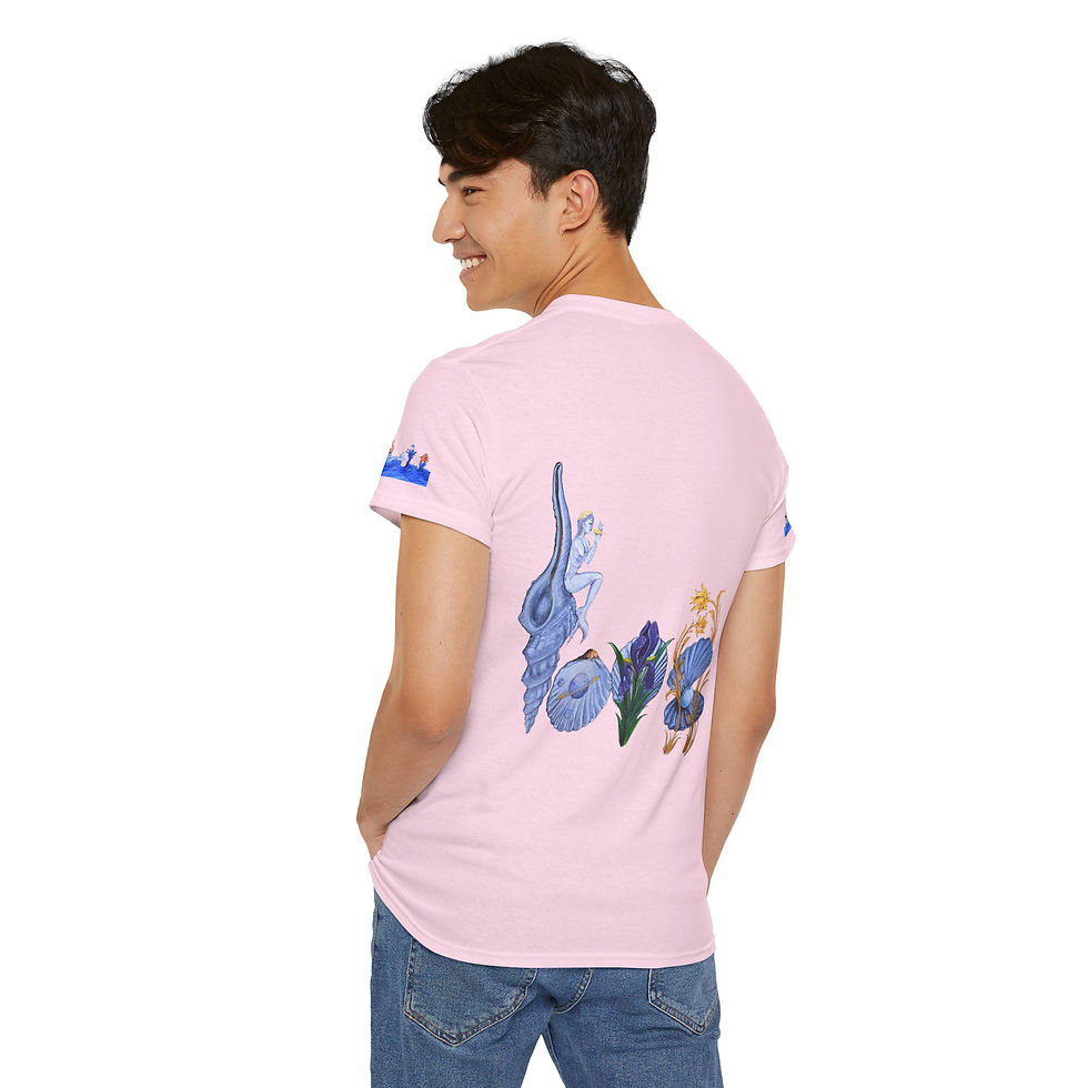 Thumbnail: LOVE + PARTY (front) – LOVE (back) - VIP (sleeves)  Tee – Unisex Heavy Cotton