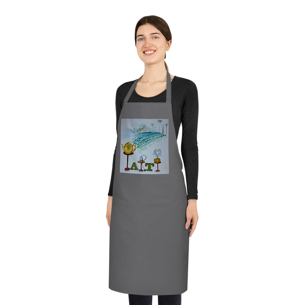Thumbnail: Whimsical Cotton Apron with Custom Artwork, Fun