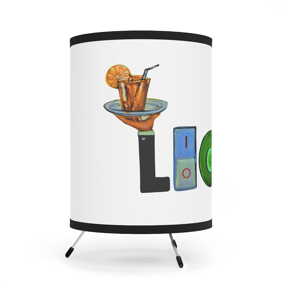 Thumbnail: L-I-G-H-T Art Tripod Lamp