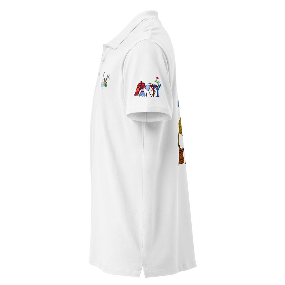 Thumbnail: Badminton VIP PARTY LOVE CLUB- Premium pique polo shirt