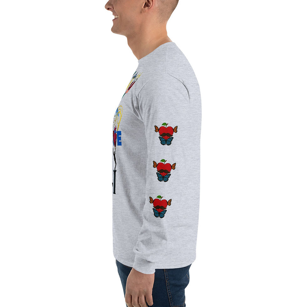 Thumbnail: GRAVITY LOVE PARTY - VIP- Men’s Long Sleeve Shirt