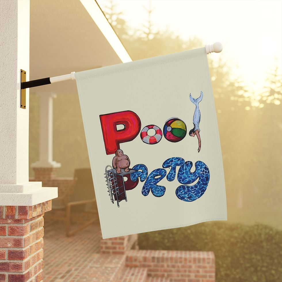 Thumbnail: POOL PARTY Banner Flag