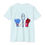 Thumbnail: L-O-V-E + P-A-R-T-Y (front) / V-I-P (back) Badminton Graphic Tee