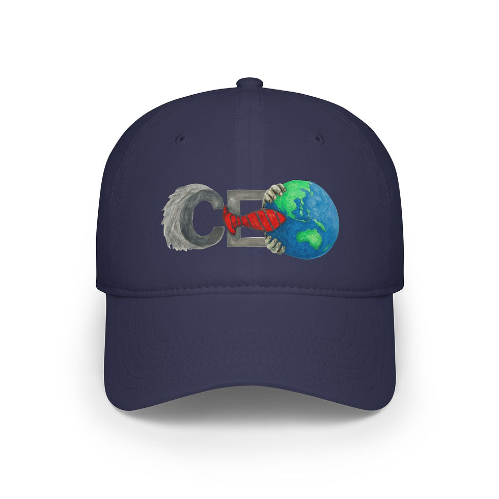 Thumbnail: Male CEO Art -  Low Profile Baseball Cap 