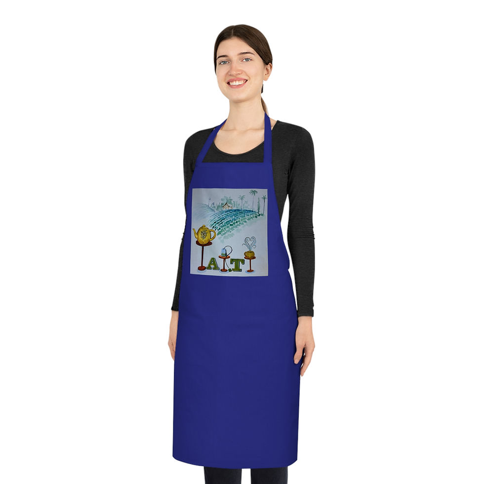 Thumbnail: Whimsical Cotton Apron with Custom Artwork, Fun