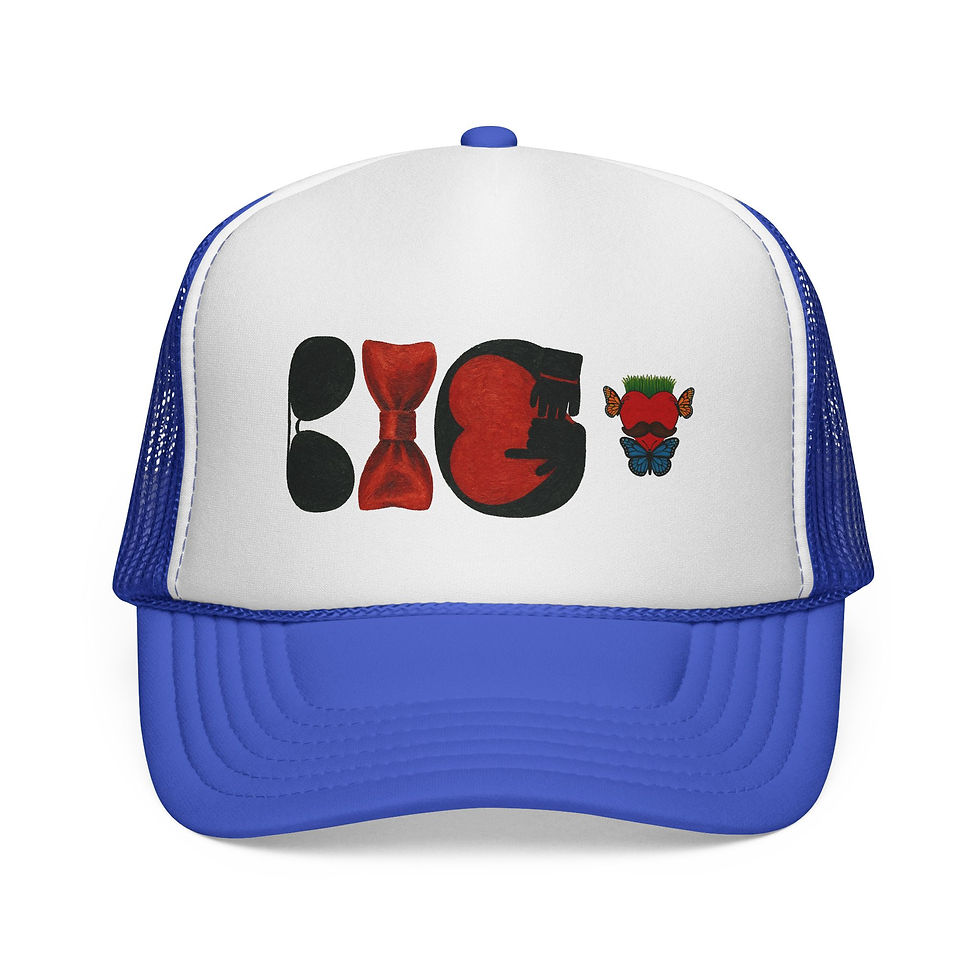 Thumbnail: B-I-G HEART! Trucker Hat – Mustache Heart Edition