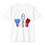 Thumbnail: L-O-V-E + P-A-R-T-Y (front) / V-I-P (back) Badminton Graphic Tee