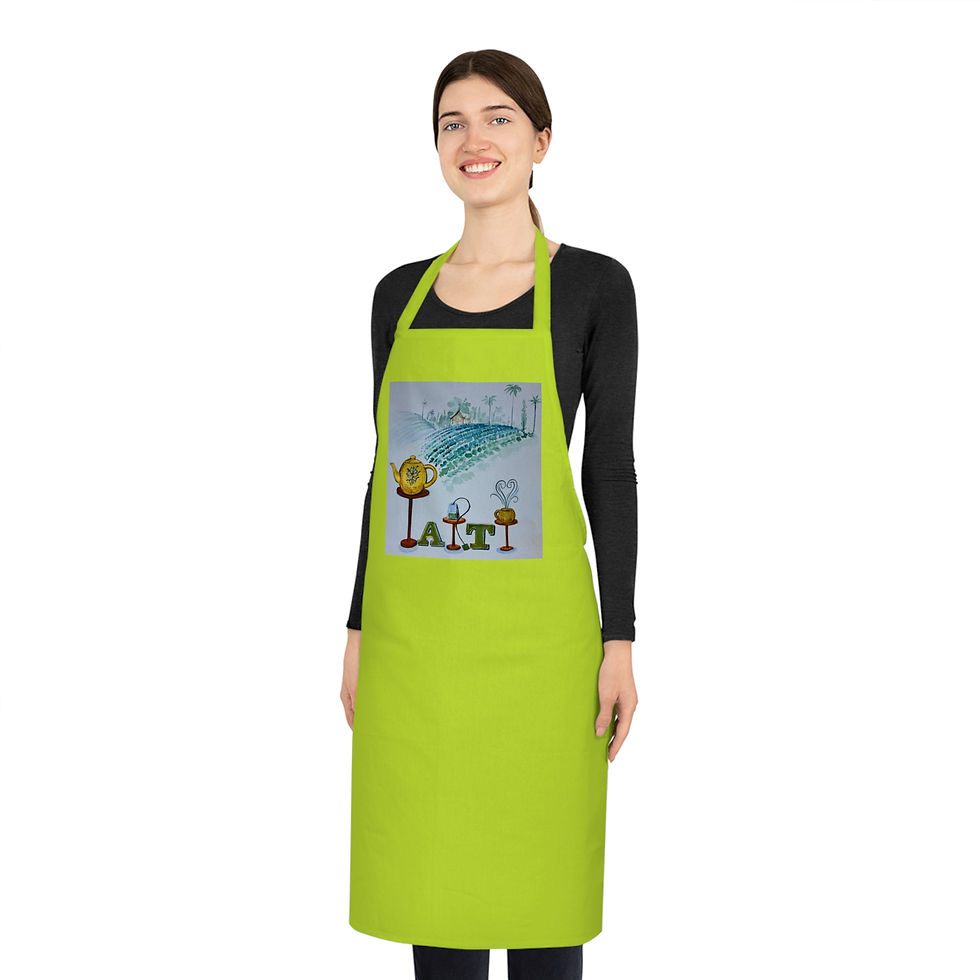 Thumbnail: Whimsical Cotton Apron with Custom Artwork, Fun