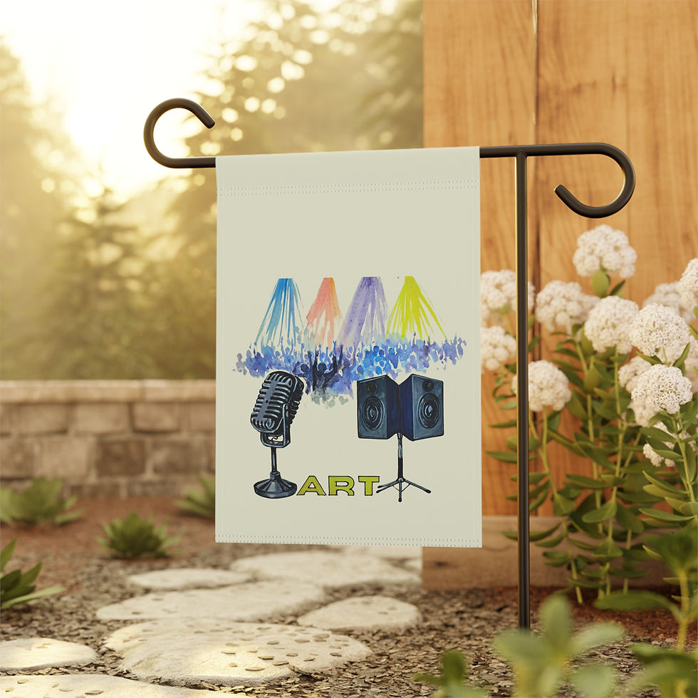Thumbnail: PARTY Garden Flag for Music Lovers
