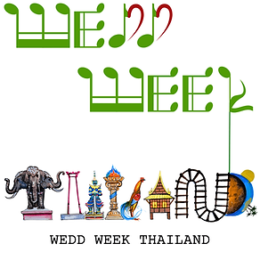 WEDD WEEK THAILAND lettering artwork marking execution stage, where all planning phases come together across multiple days of events managed in sequence